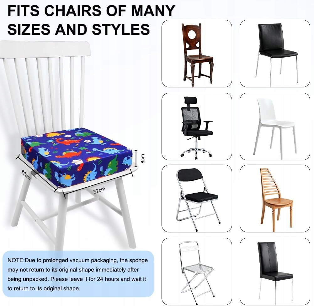 BABY BOOSTER SEAT FOR DINING CHAIR REMOVABLE Color multicolor