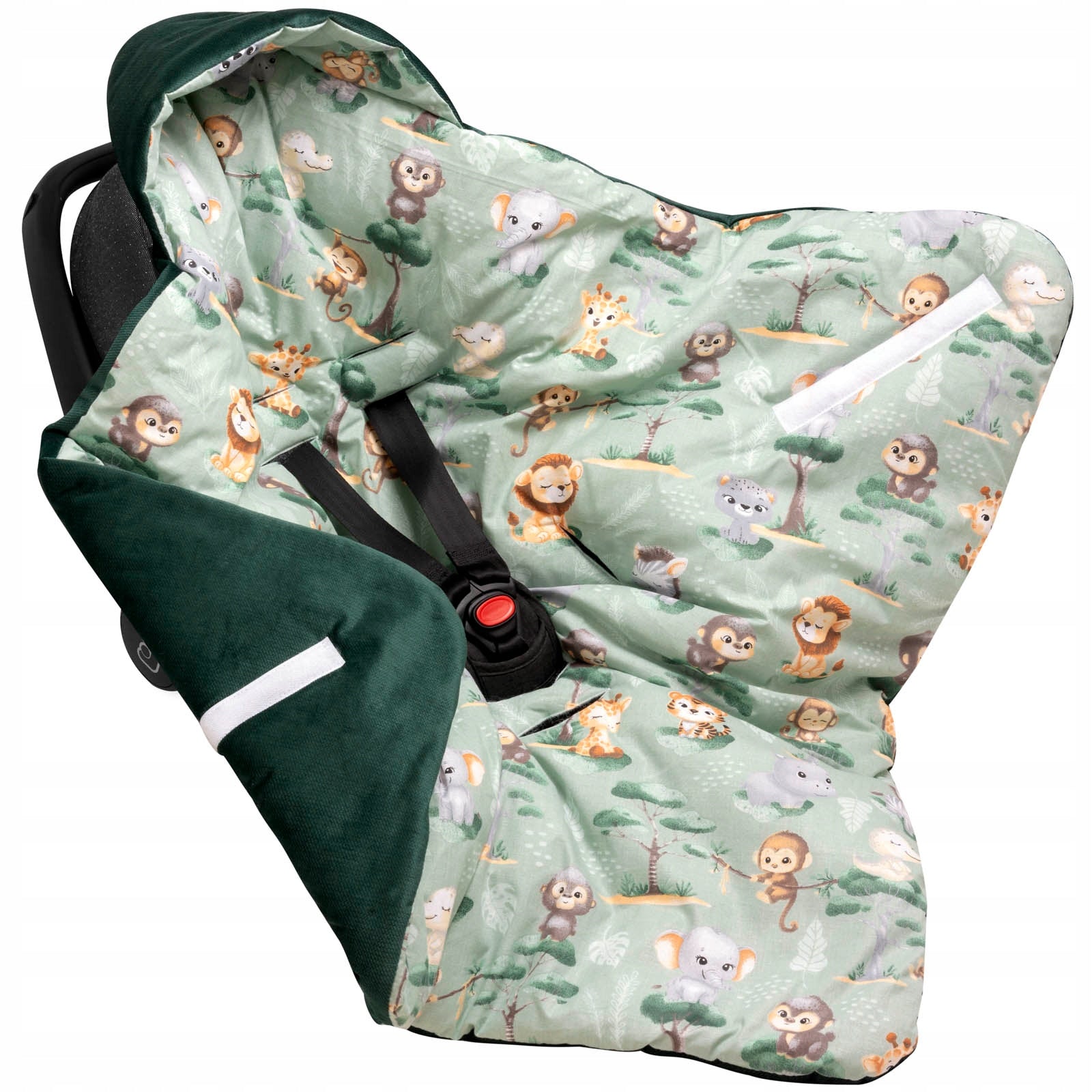 BABY CARRIER BLANKET SWADDLE DOUBLE-SIDED COTTON VELVET YUCCA Manufacturer code 5904506829156