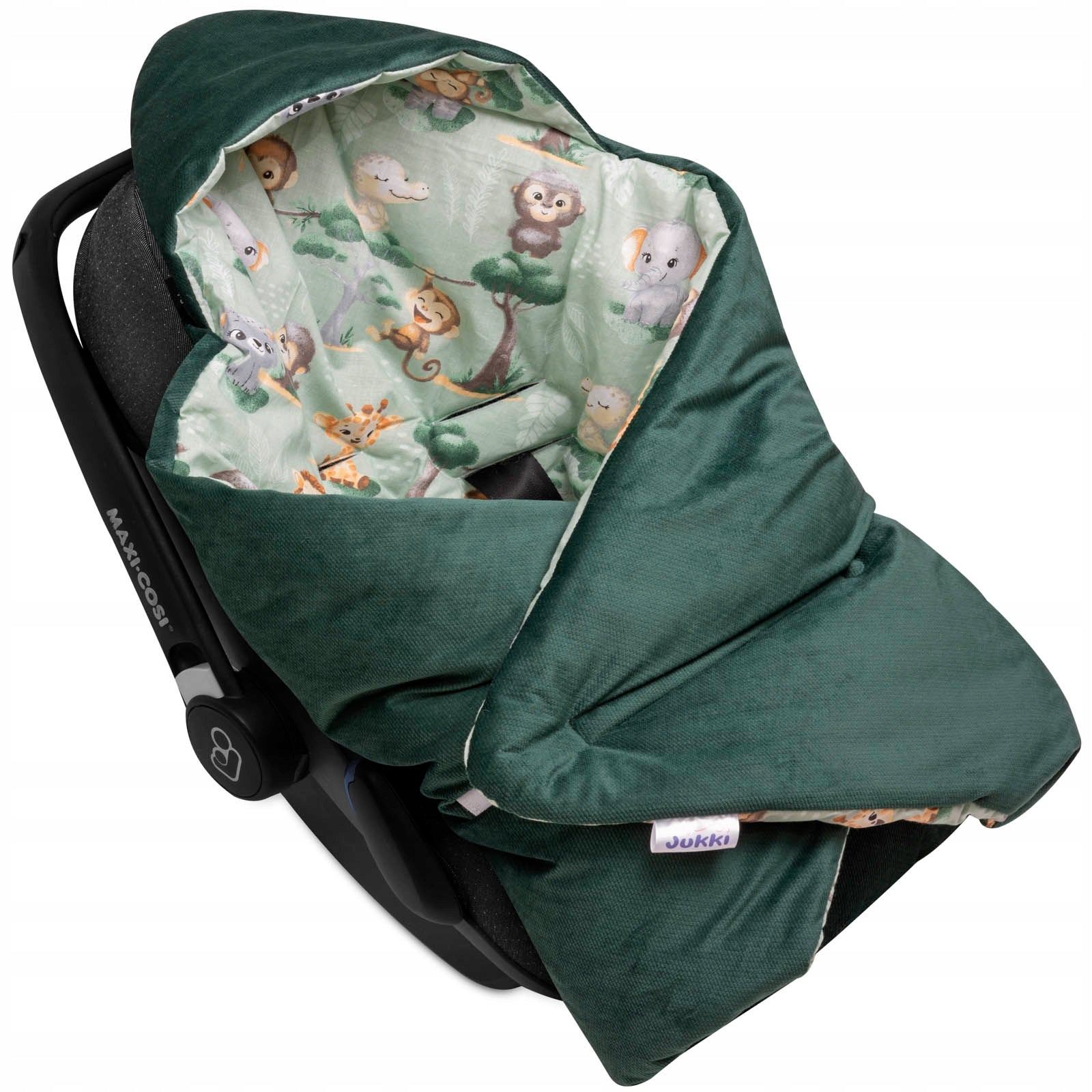 BABY CARRIER BLANKET SWADDLE DOUBLE-SIDED COTTON VELVET YUCCA
