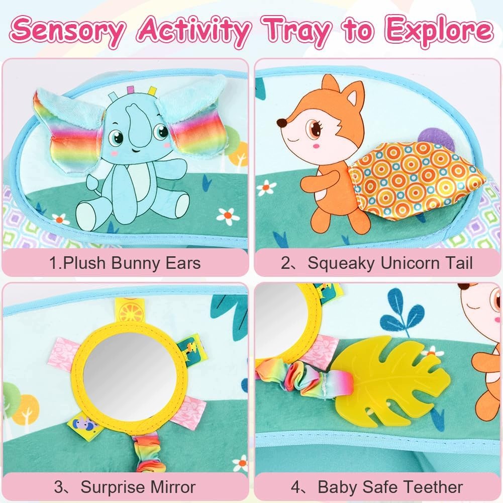 BABY CHAIR INFLATABLE PORTABLE BLUE INTERACTIVE TRAY Brand no brand