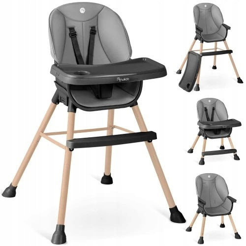 BABY FEEDING CHAIR ADJUSTABLE MULTIFUNCTIONAL WITH TRAY 3in1
