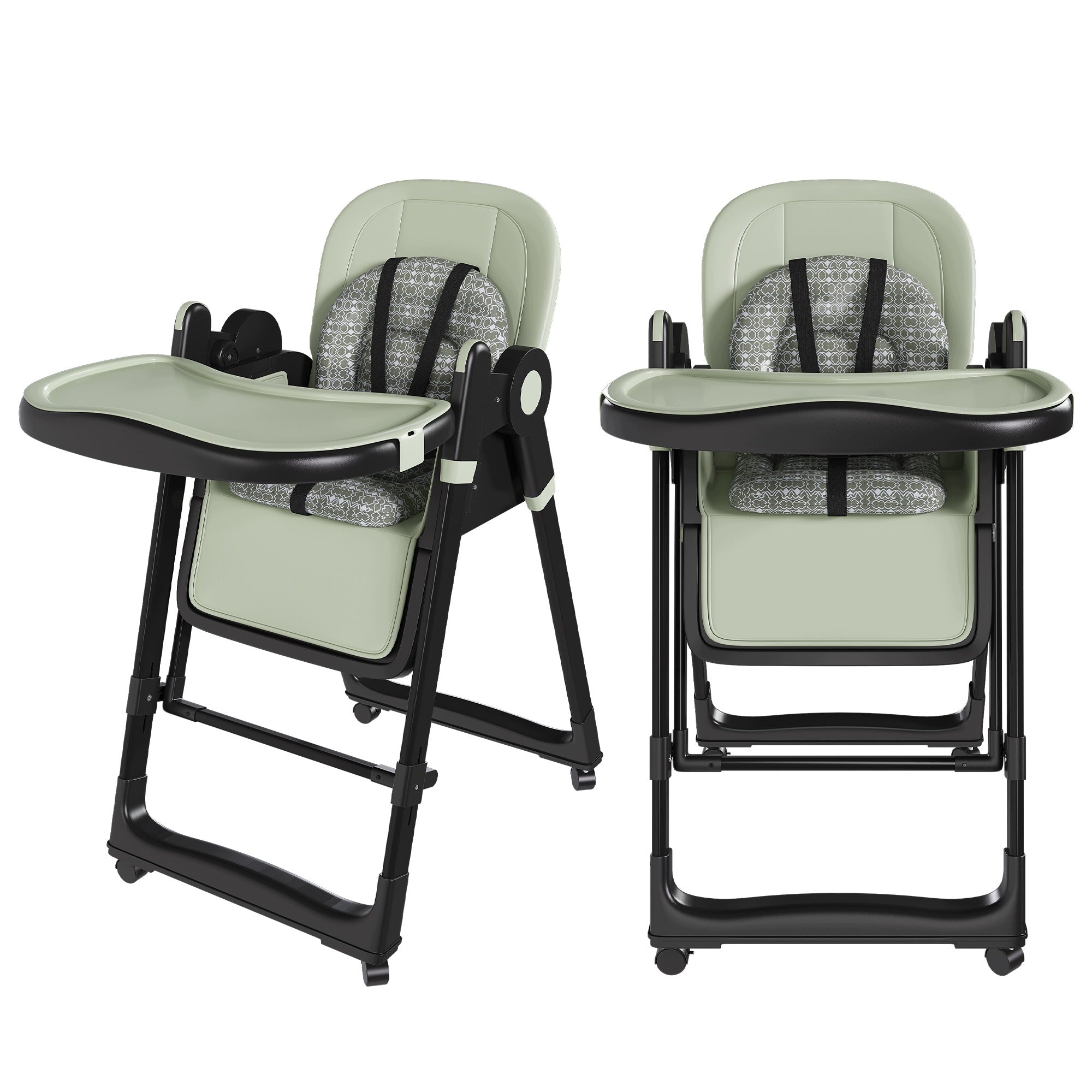 BABY FEEDING CHAIR ROCKER LOUNGER Adjustable Folding 3in1