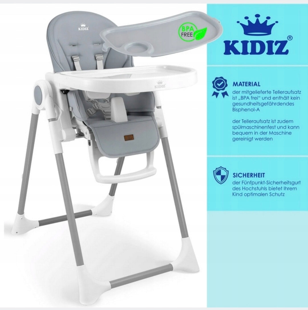 BABY HIGH CHAIR KIDIZ 3IN1 ADJUSTMENT
