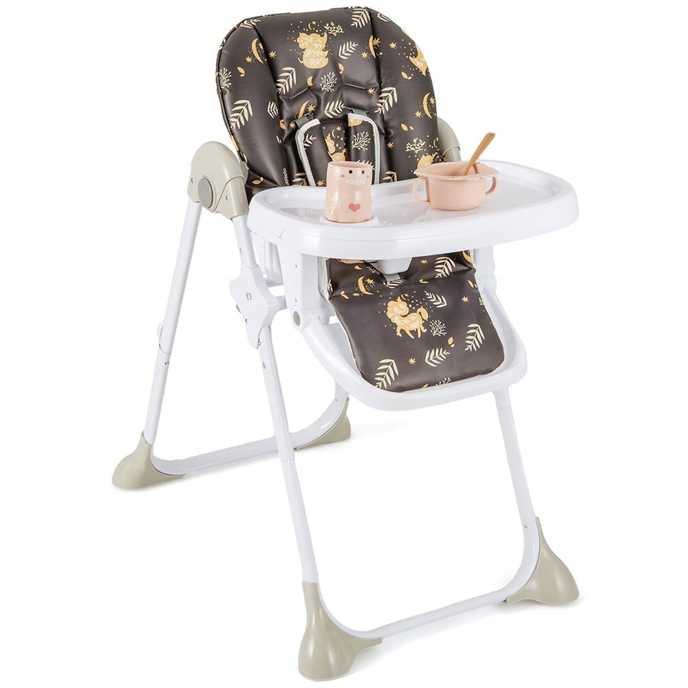 BABY HIGHCHAIR ADJUSTABLE FOLDING WITH TRAY