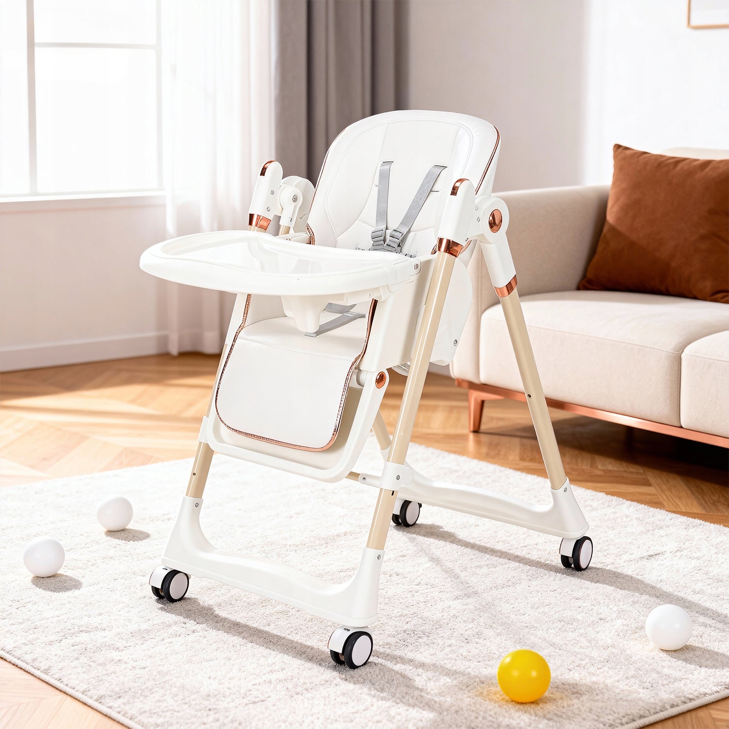 BABY HIGHCHAIR ADJUSTABLE MULTIFUNCTIONAL 3IN1 WITH TRAY Brand no brand