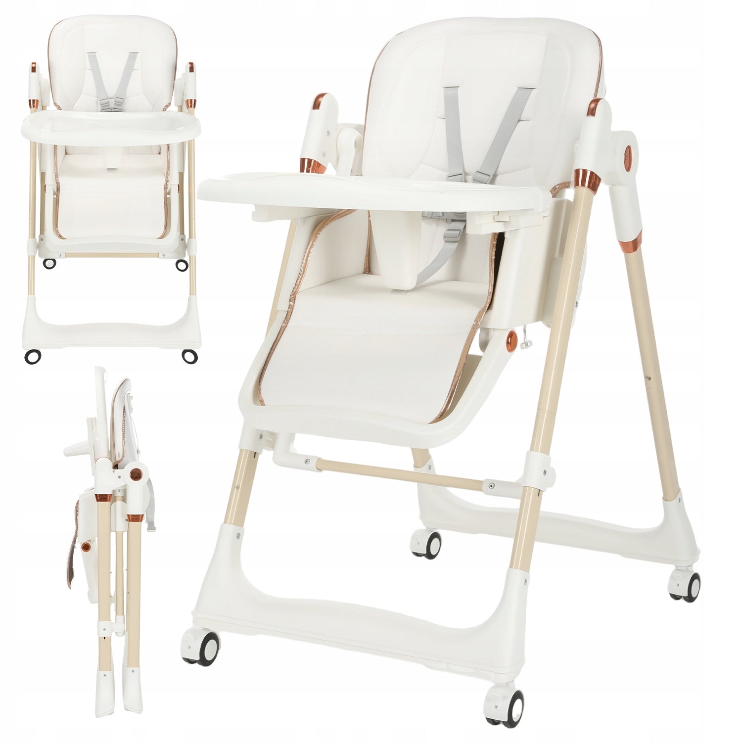 BABY HIGHCHAIR ADJUSTABLE MULTIFUNCTIONAL 3IN1 WITH TRAY