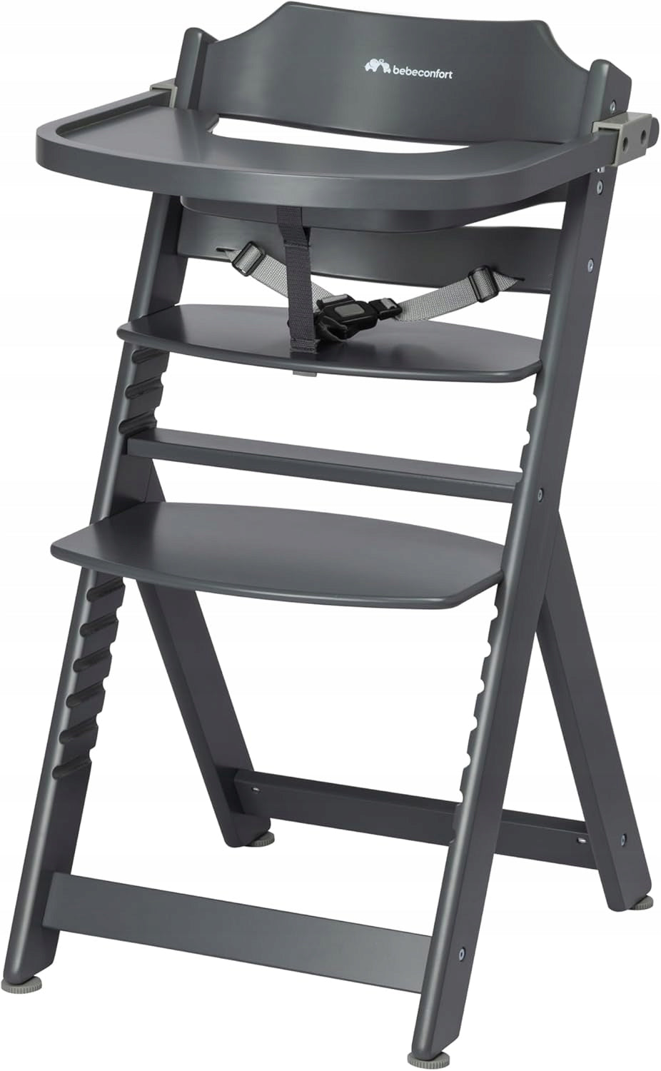 BABY HIGHCHAIR WOODEN ADJUSTABLE TRAY SAFE