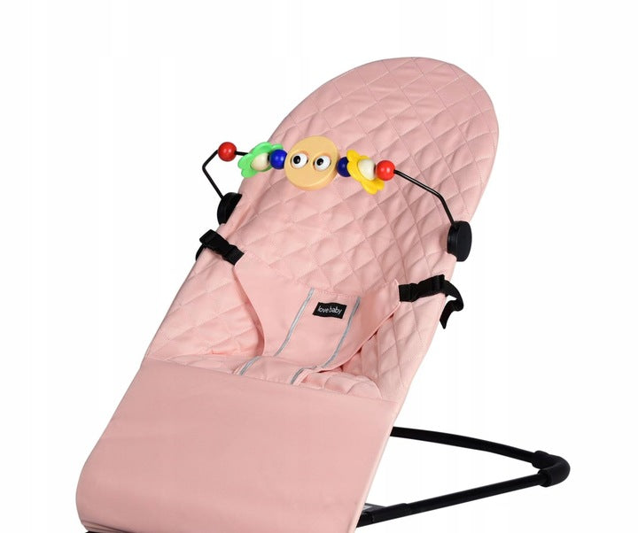 BABY LOUNGER CHILDREN'S ROCKER PINK FOR BABIES ADJUSTABLE Packaging status original