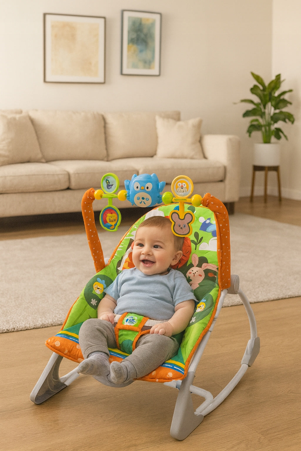BABY LOUNGER ROCKER CRADLE VIBRATION MUSIC TOYS ROCKER EAN (GTIN) 5905399714086