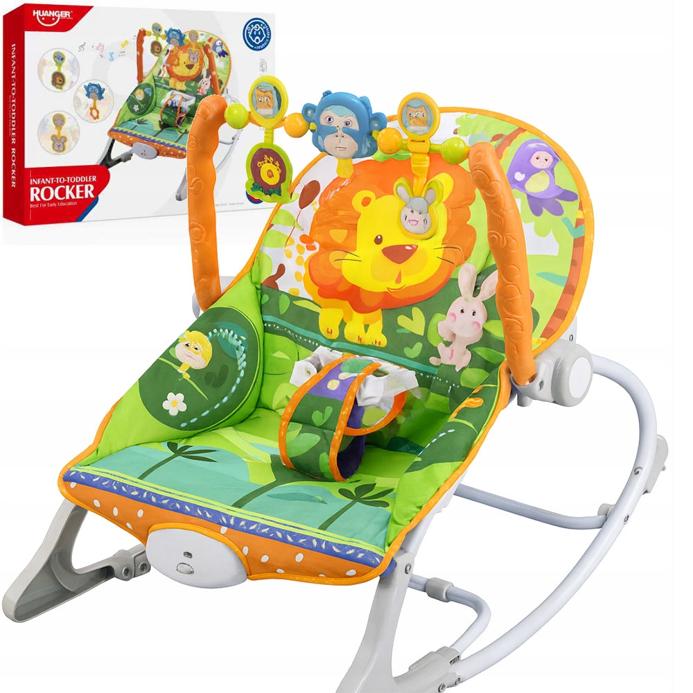 BABY LOUNGER ROCKER CRADLE VIBRATION MUSIC TOYS ROCKER