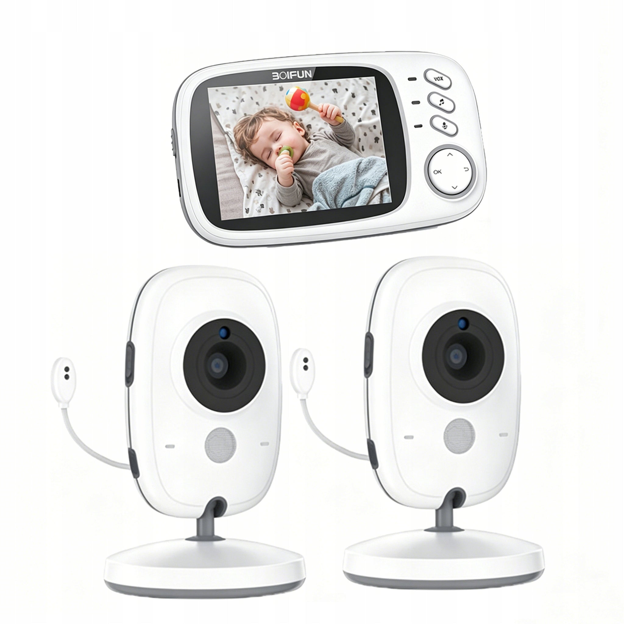BABY MONITOR 2 LIVE CAMERA LCD 3.2" Two-way communication