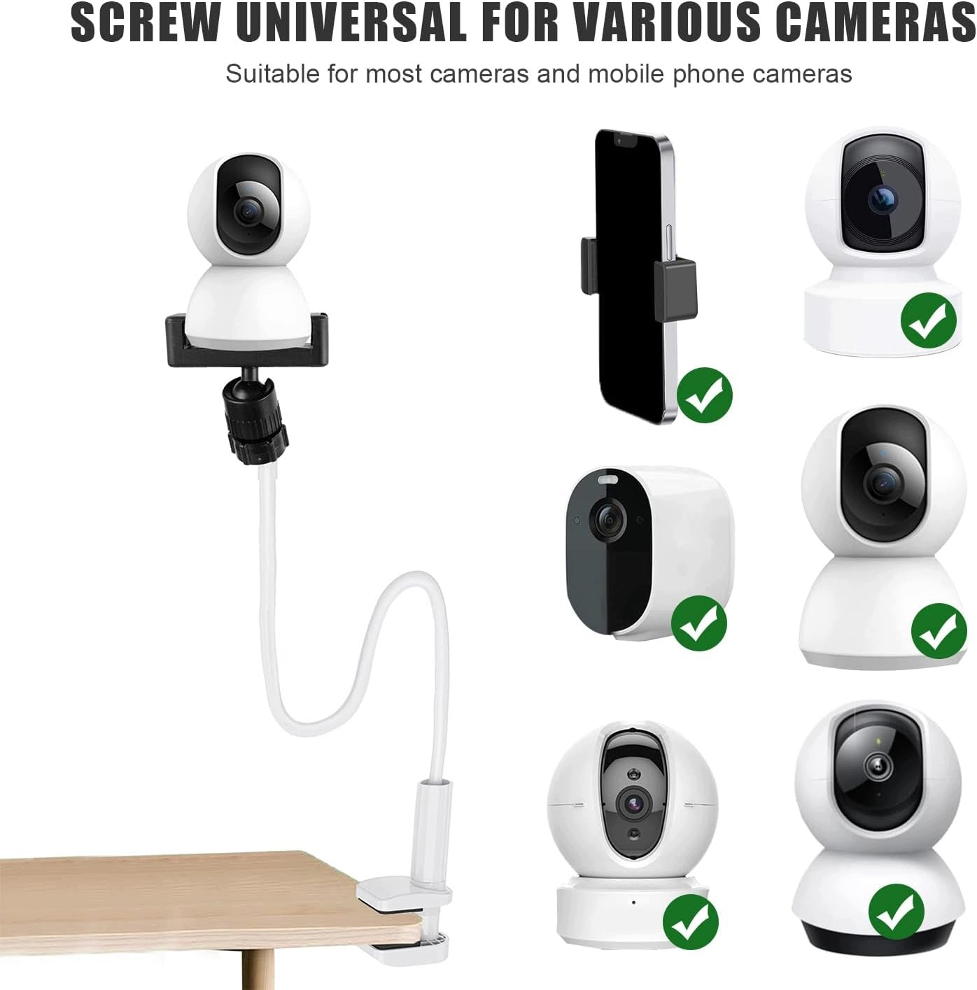 BABY MONITOR CAMERA HOLDER UNIVERSAL 360° ADJUSTABLE STAINLESS STEEL Kind breathing monitor