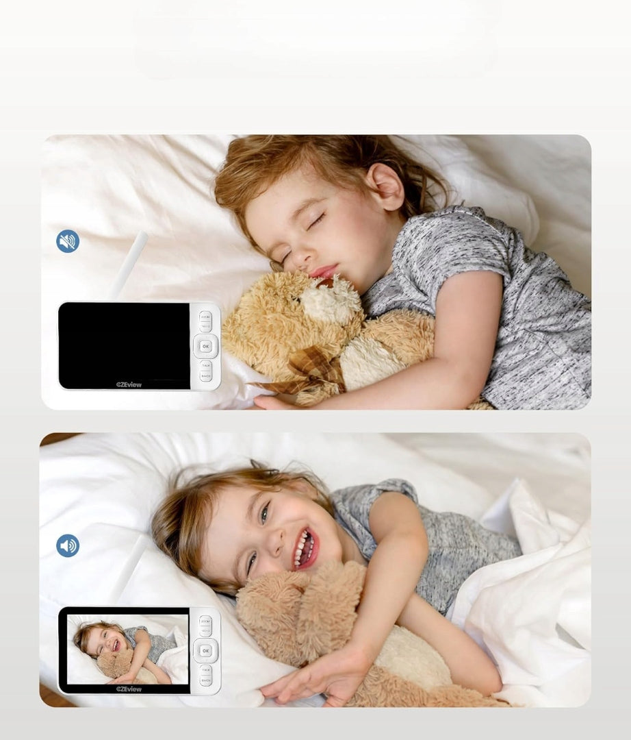BABY MONITOR CZEVIEW BM2 PRO CAMERA WITH NIGHT VISION MONITOR 2PACK Manufacturer code BDFNHDSGF
