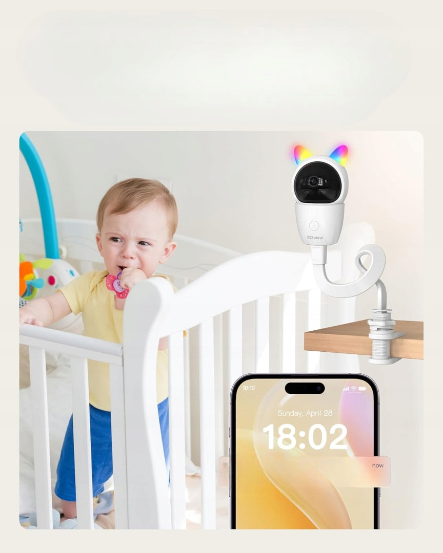 BABY MONITOR CZEVIEW BM2 PRO CAMERA WITH NIGHT VISION MONITOR SET Packaging status original