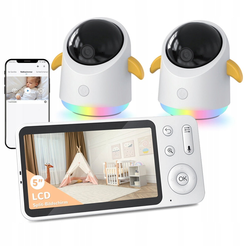 BABY MONITOR ELECTRONIC BABY CAMERA DUAL MODE 3000MAH Medical device no