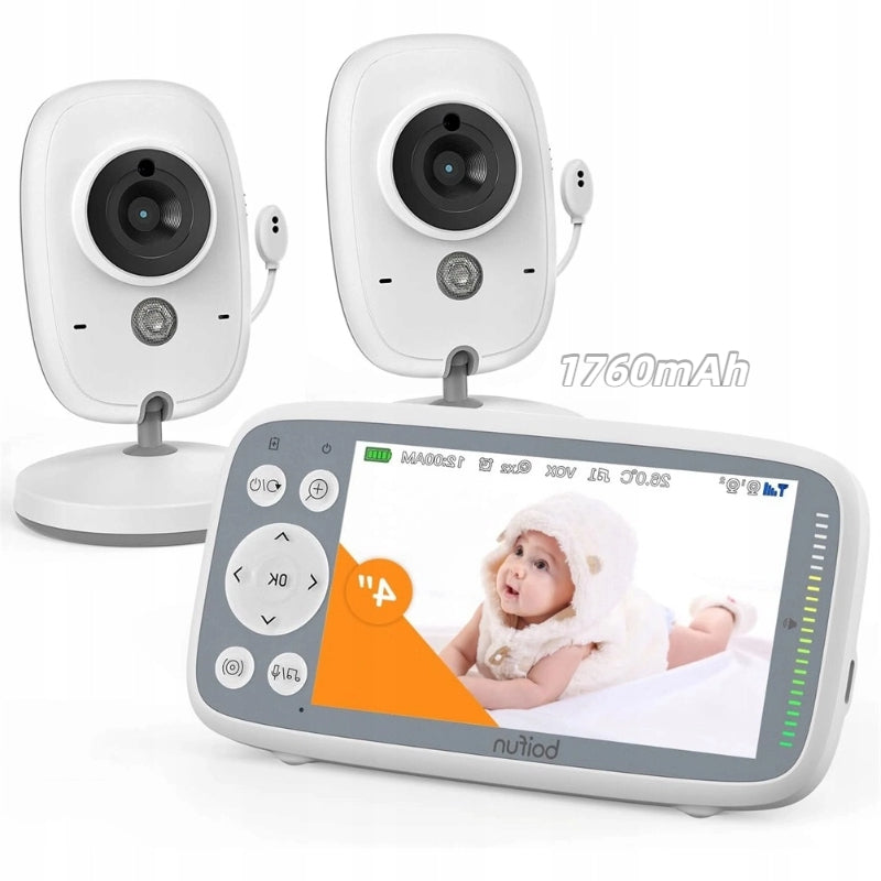 BABY MONITOR ELECTRONIC ROTATING 2 FULL HD 4" LCD ZOOM 1/2/3x PREVIEW Medical device no