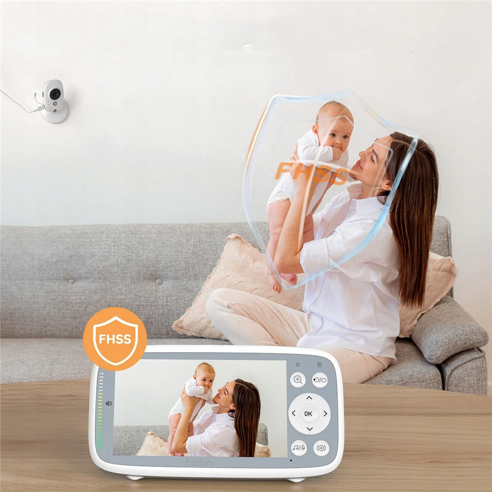 BABY MONITOR ELECTRONIC ROTATING 2 FULL HD 4" LCD ZOOM 1/2/3x PREVIEW Packaging status original