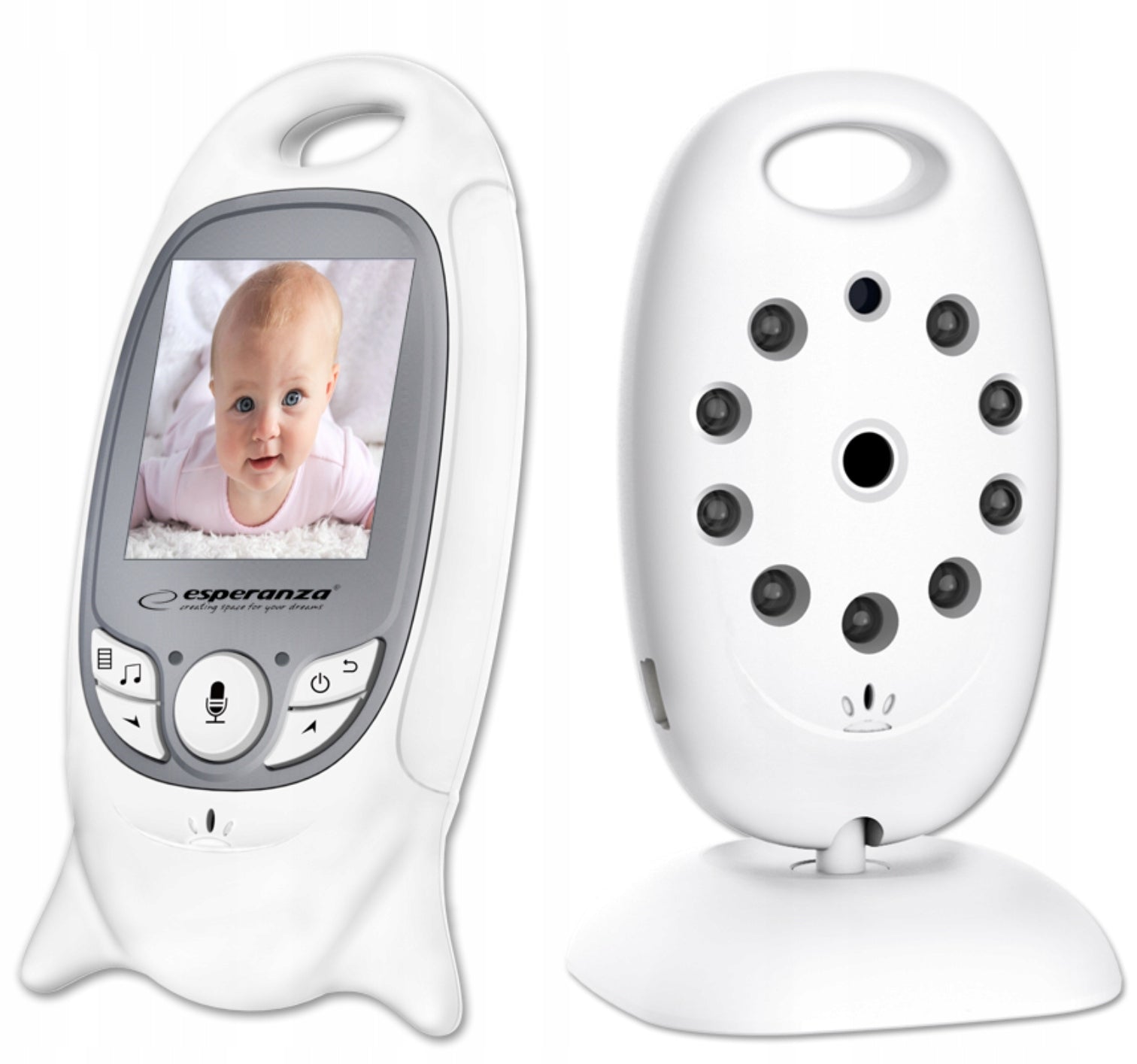 BABY MONITOR ESPERANZA GREGORIO LCD 2.0 INCH LIVE NIGHT MODE Packaging status original