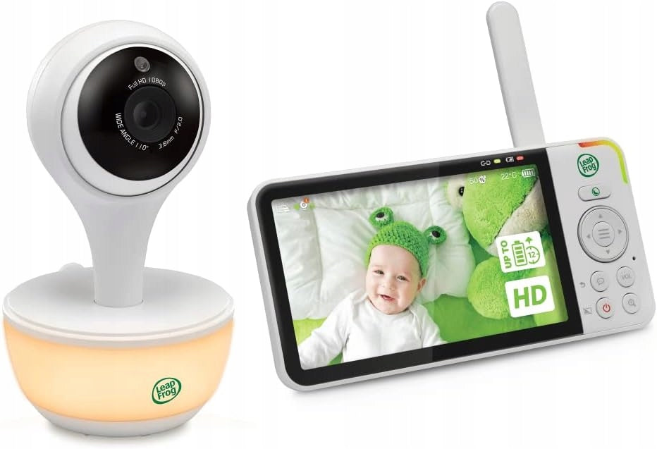 BABY MONITOR LEAPFROG LF815HD 8X ZOOM HD WHITE Product weight with unit packaging 1 kg