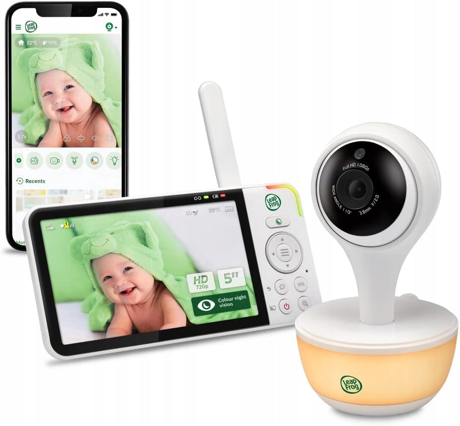 BABY MONITOR LEAPFROG LF815HD 8X ZOOM HD WHITE