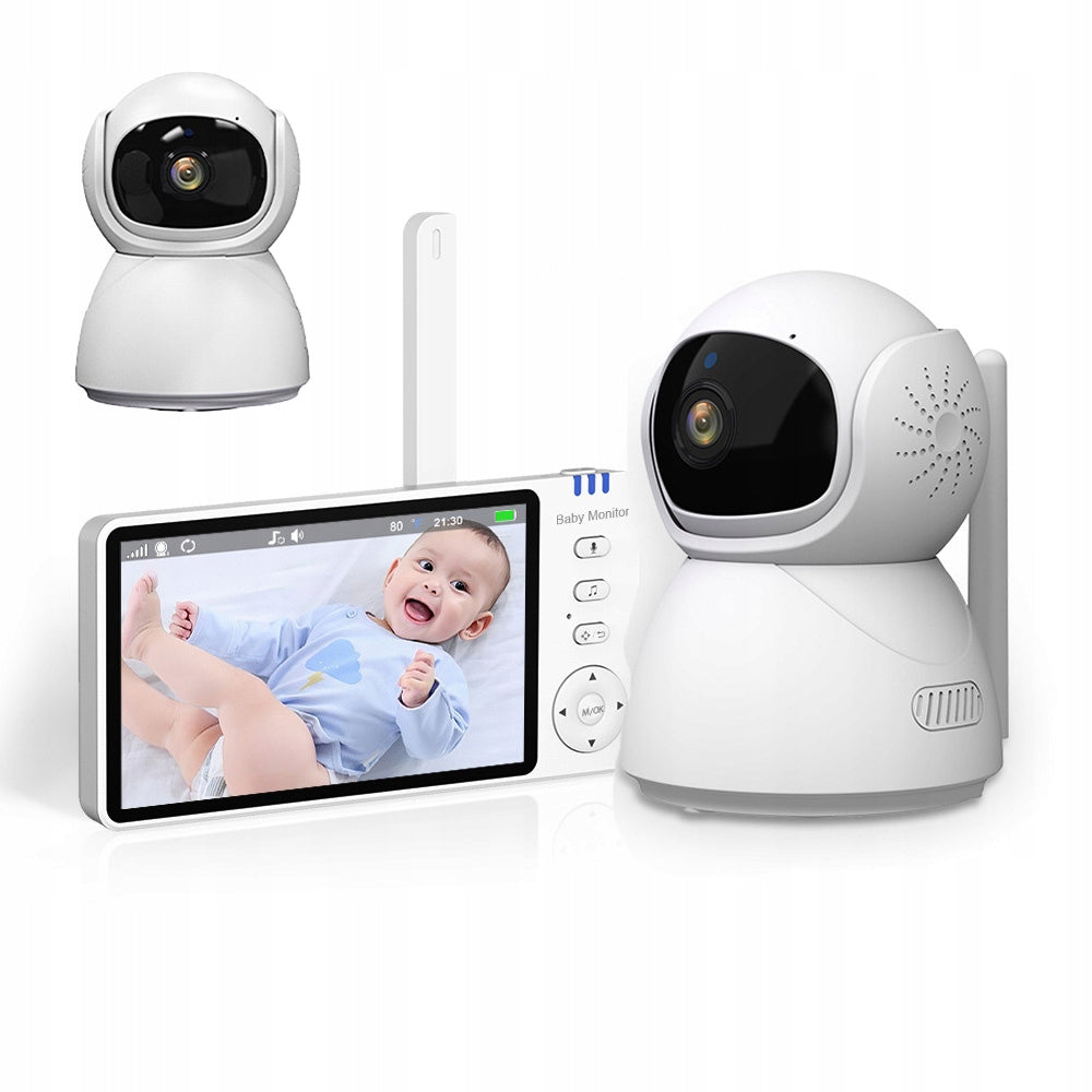 BABY MONITOR LIVE CAMERA HD DAY NIGHT MODE LCD SCREEN WITH MICROPHONE 355°