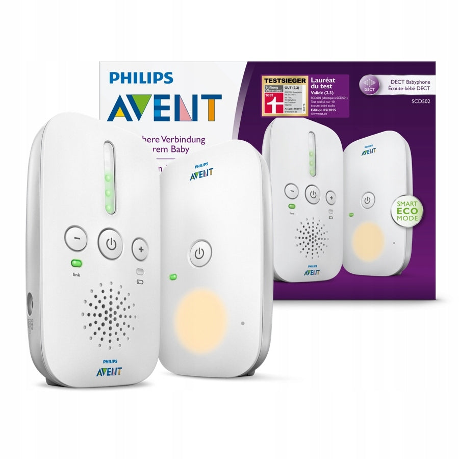 BABY MONITOR PHILIPS AVENT SCD502/26 NIGHT LIGHT WHITE