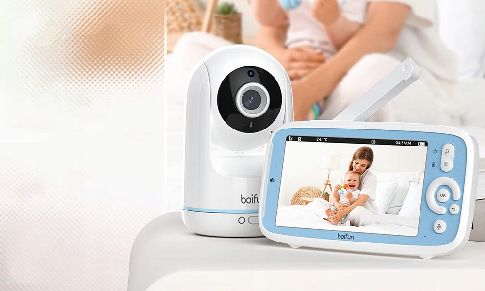 BABY MONITOR WITH BABY CAMERA 5"LCD PTZ VOX 3050MAH Medical device no
