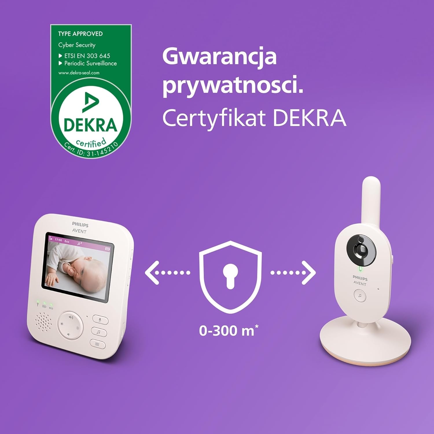 BABY MONITOR WITH CAMERA 2,8" ZOOM ×2, NIGHT VIEW AND LULLABIES EAN (GTIN) 0759332913310