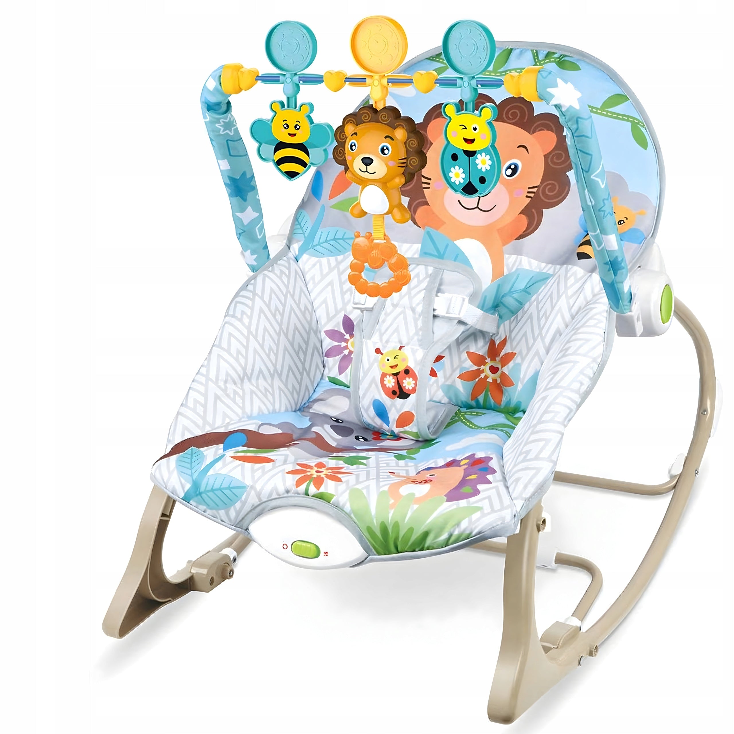 BABY ROCKER CHAIR VIBRATION RATTLES Animal Forest Manufacturer code TR102