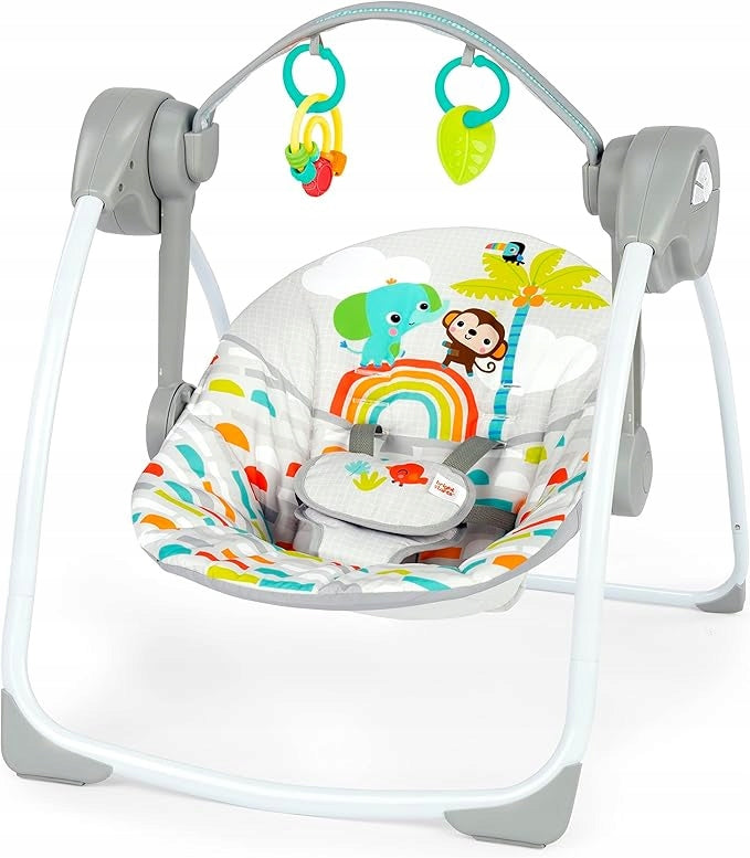 BABY ROCKER LOUNGER BRIGHT STARTS PLAYFUL PARADISE
