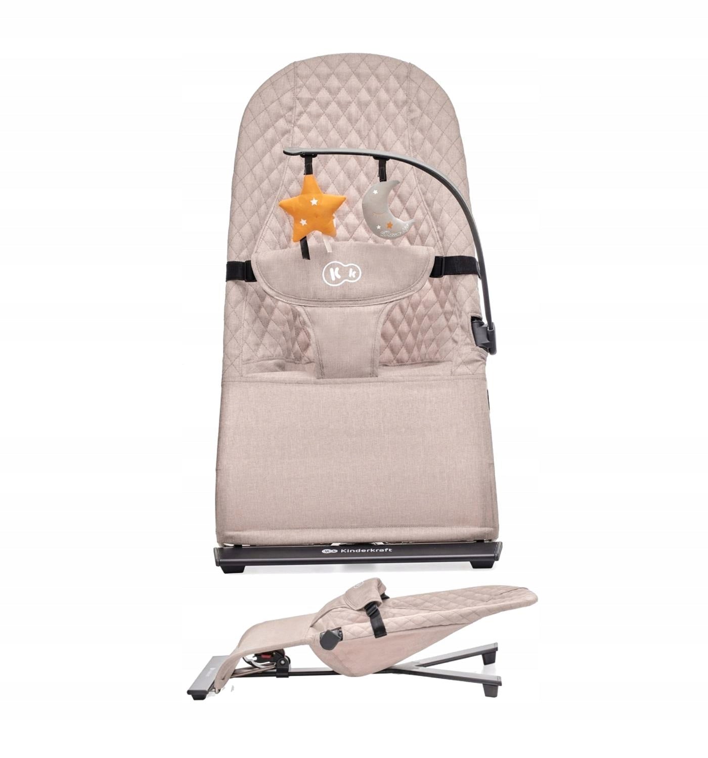 BABY ROCKER LOUNGER UP TO 9 KG KINDERKRAFT MIMI WITH TOYS