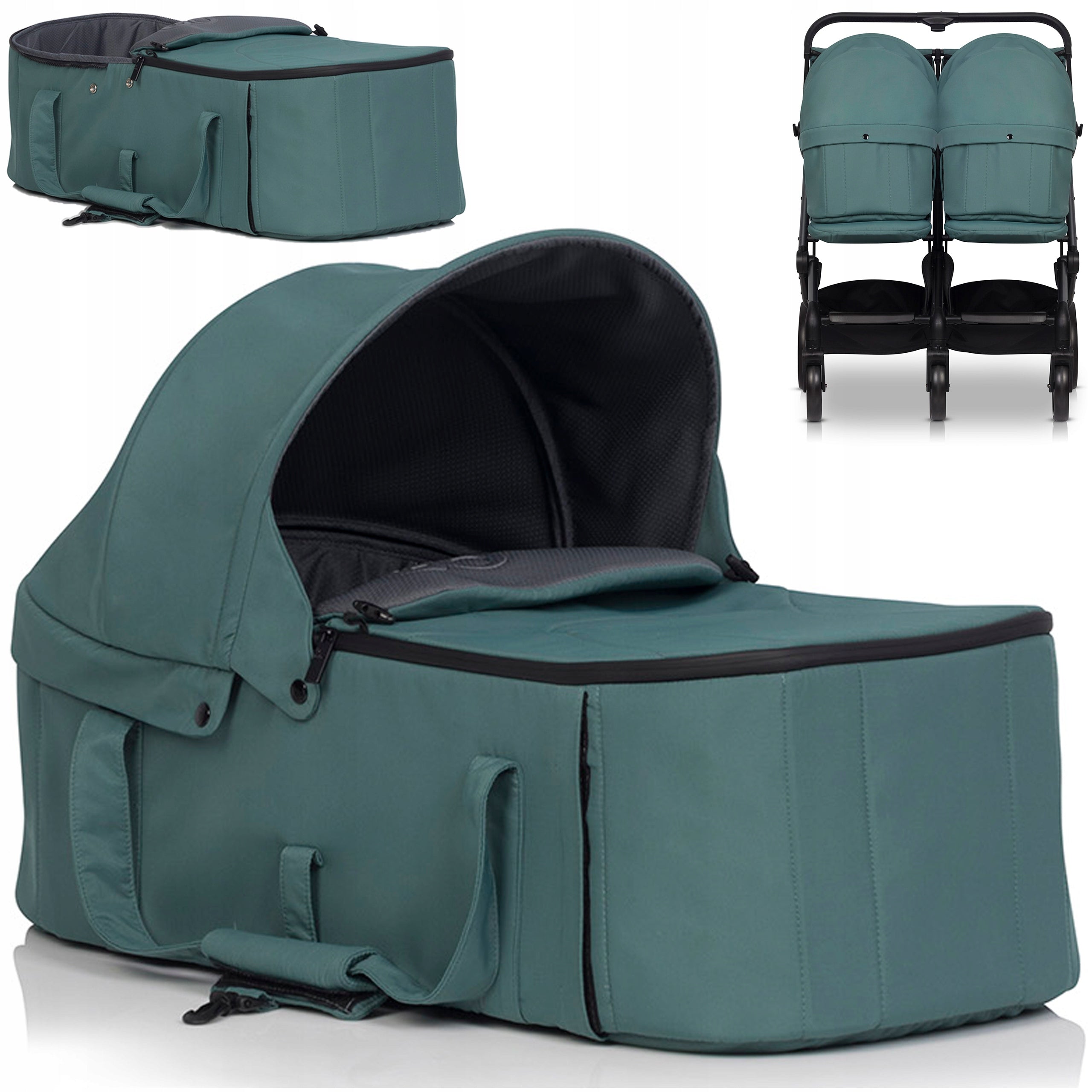 BABY SOFT CARRYCOT INSERT FOR TWIN STROLLER 0-9 K