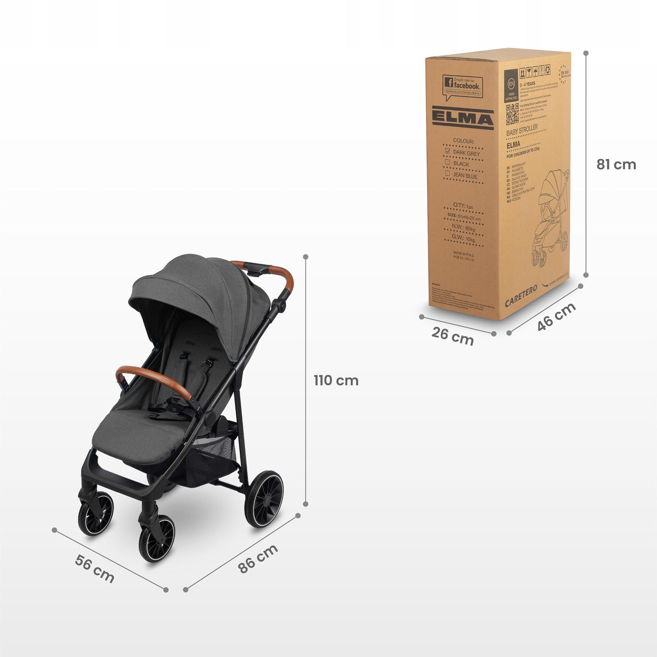 BABY STROLLER FOUR WHEEL RAIN COVER STROLLER Manufacturer code TERO-5880