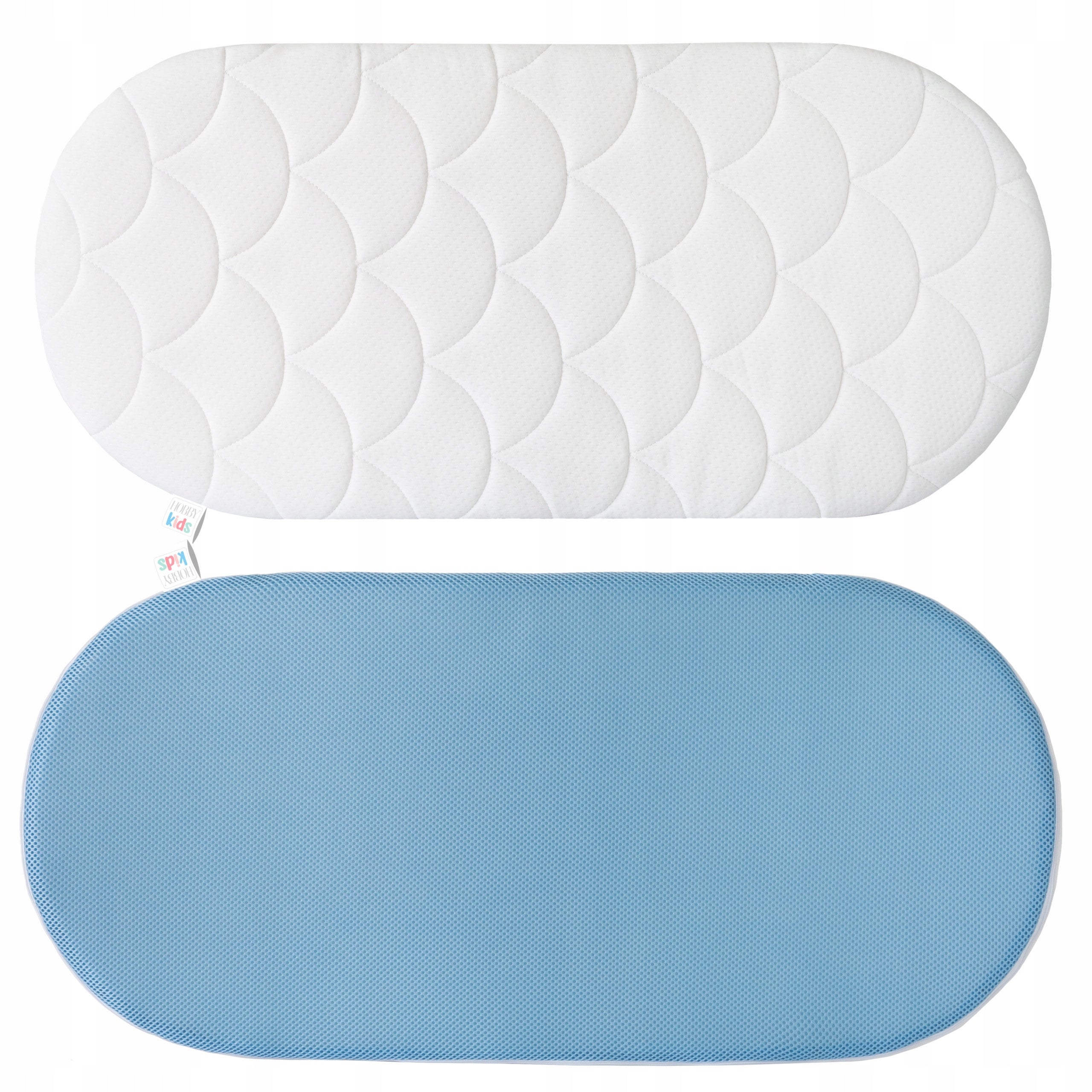 BABY STROLLER GONDOLA MATTRESS 72x35 Double Sided to Cradle Blue