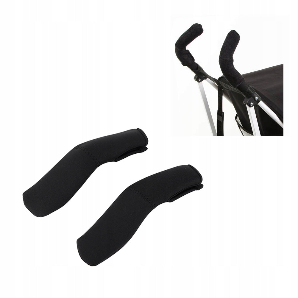 BABY STROLLER HANDLE GLOVES WITH VELCRO DURABLE 18.5x5 CM 2PCS
