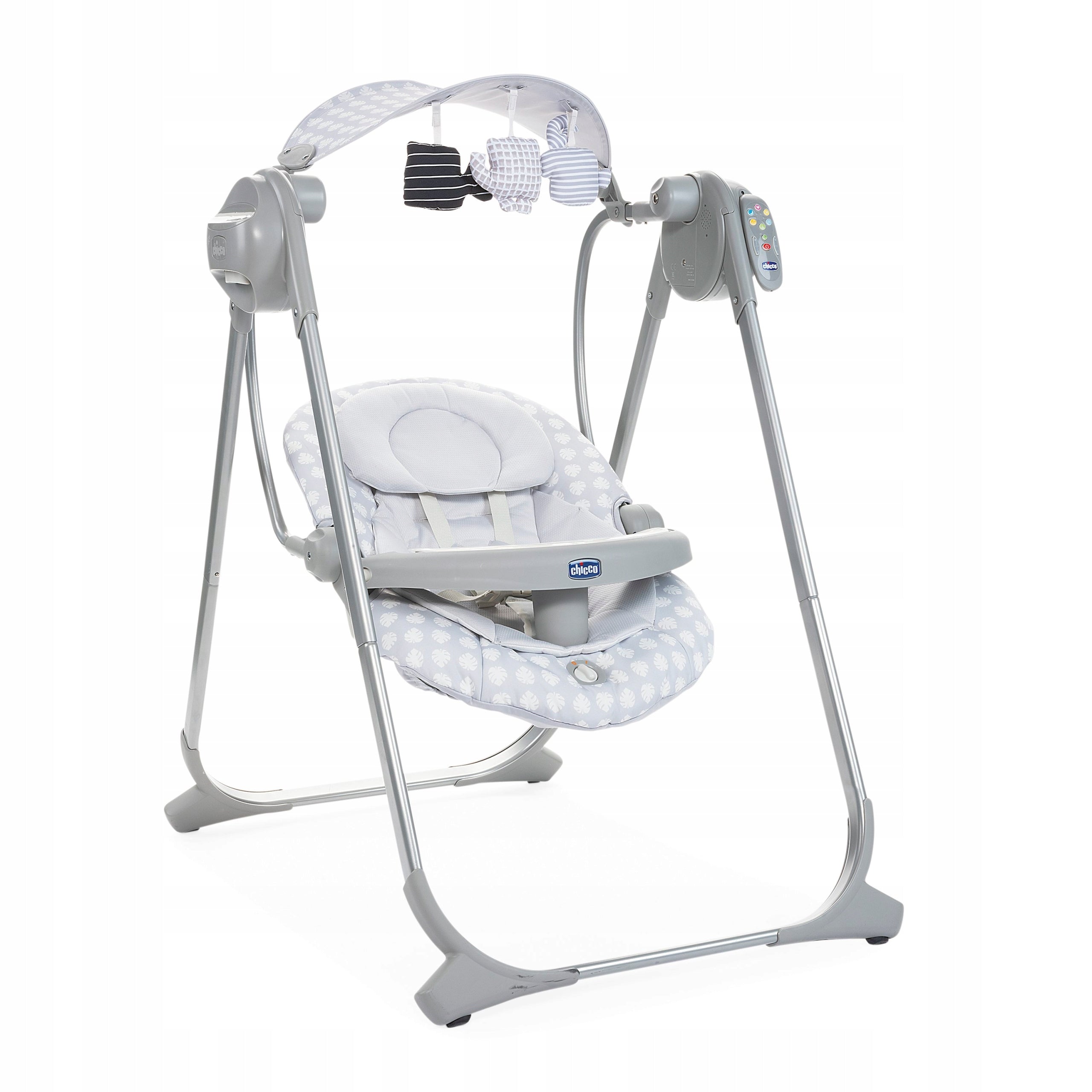 BABY SWING LOUNGER WITH AUTOMATIC ROCKING GREY CHICCO Brand Chicco