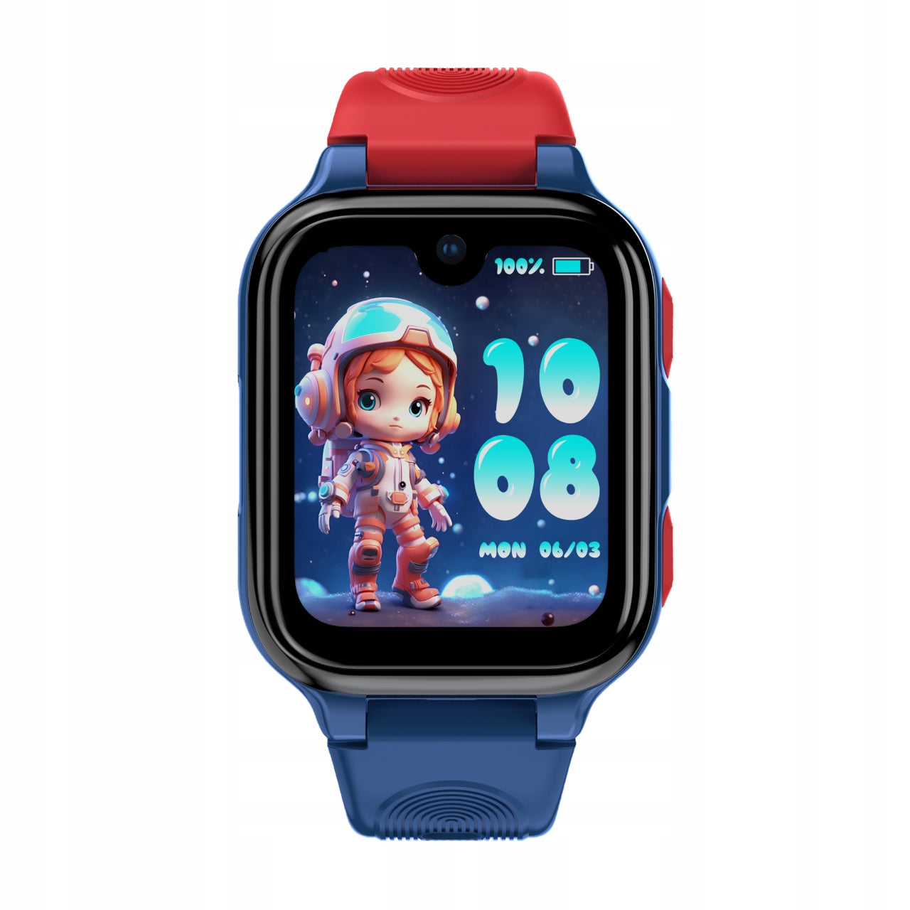BABY WATCH LOCON WATCH SLAY AI GJD.16 (BLUE-RED) + 1M