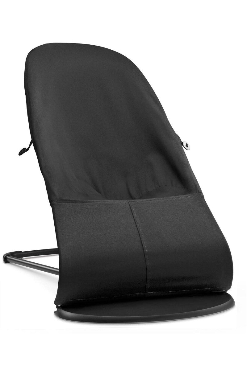 BABYBJORN - BALANCE SOFT COTTON lounger - Black / Dark Grey Brand BabyBjörn