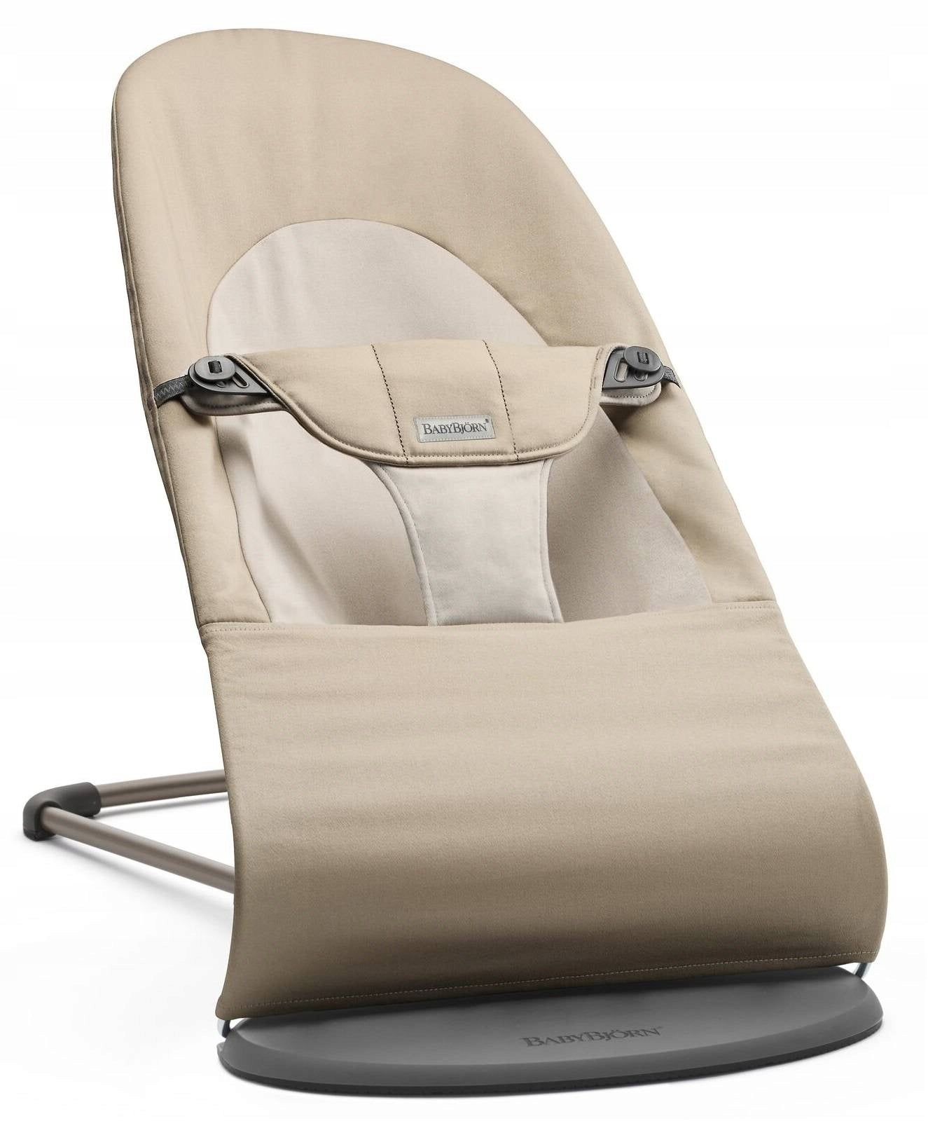 BABYBJORN - BALANCE SOFT WOVEN lounger - Khaki / Beige