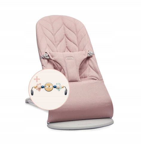 BABYBJORN - BLISS Woven lounger, PetalQuilt, Extinguished pink Brand BabyBjörn