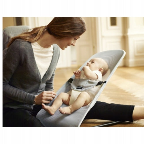 BABYBJORN LOUNGER BALANCE SOFT MESH SILVER/WHITE grey blk frame EAN (GTIN) 7317680050298