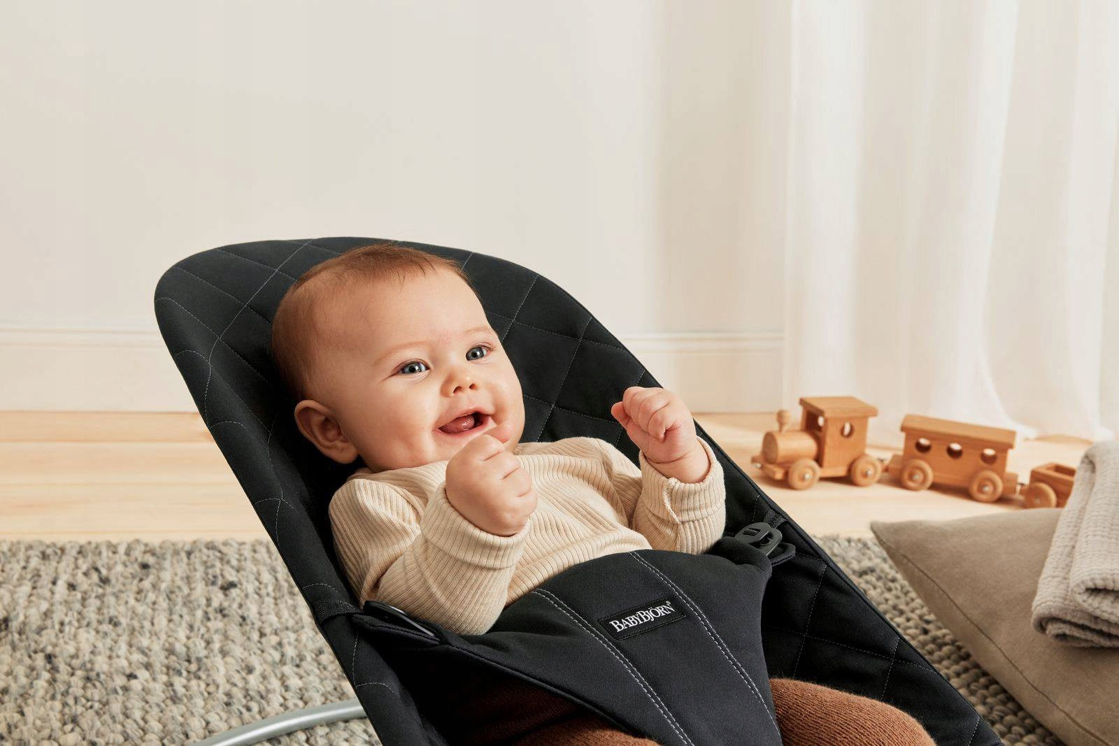 BABYBJORN lounger BLISS COTTON Black up to 13 kg EAN (GTIN) 7317680060167