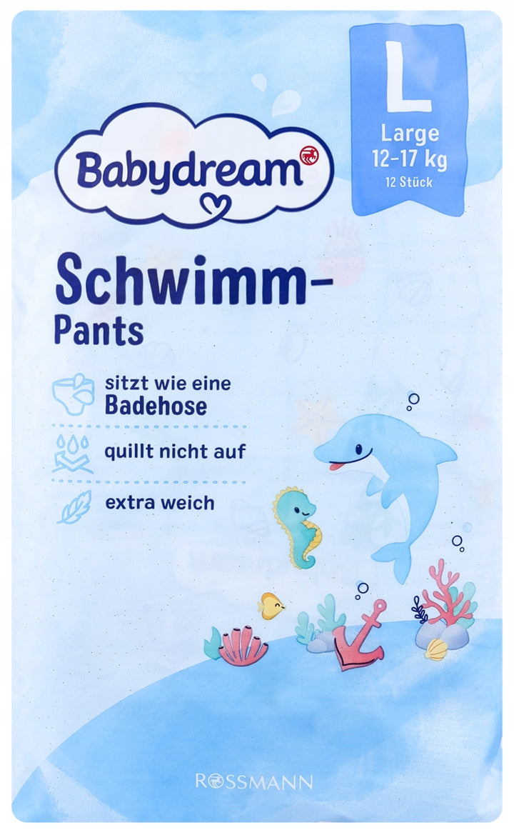 BABYDREAM Підгузники для плавання дитячі Large 12-17 кг 12 шт.