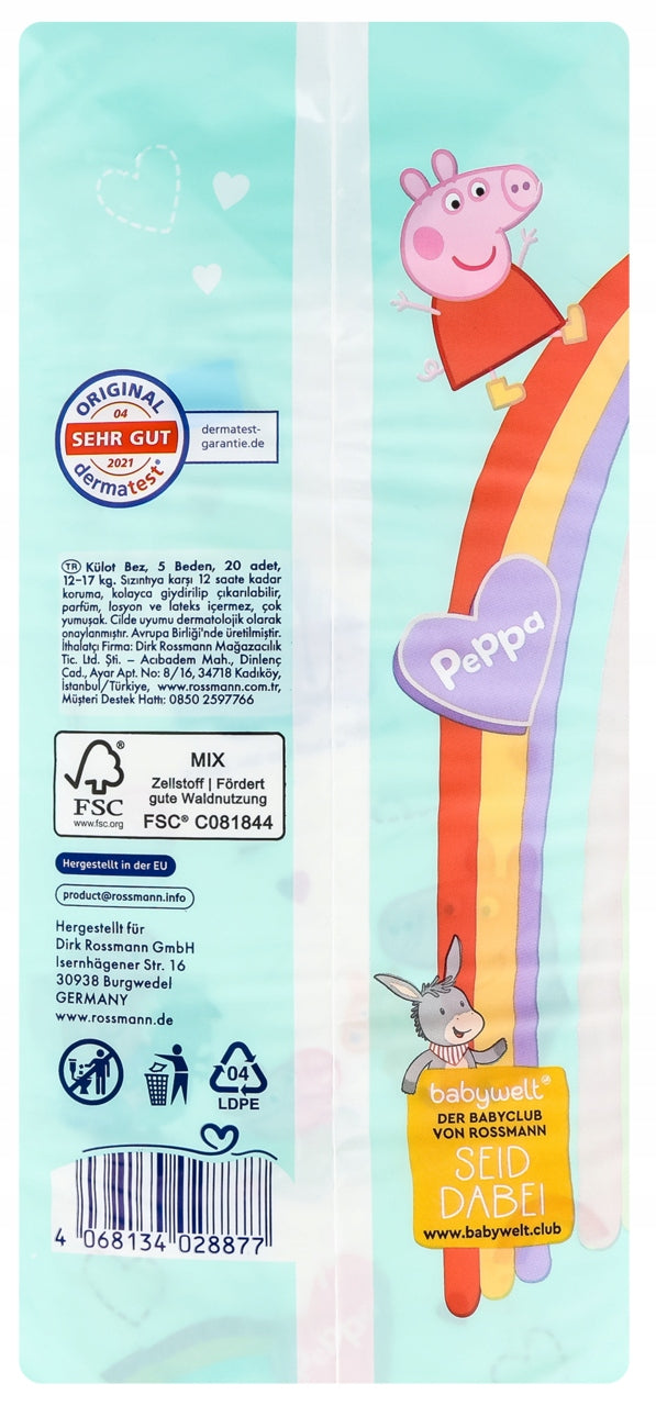 BABYDREAM Premium Diapers Junior 5 12-17 kg 20 pieces Diapers type diaper pants