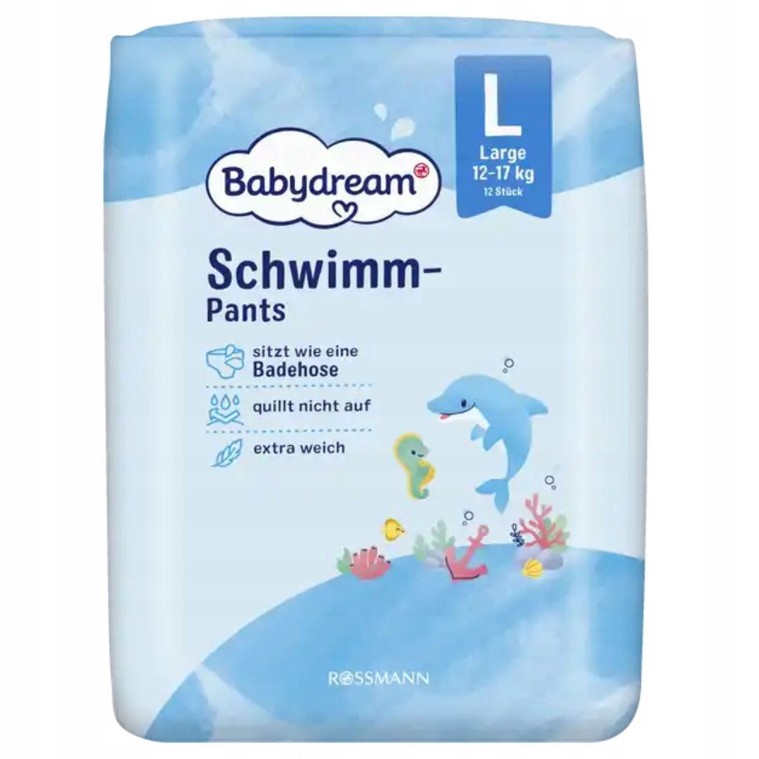 BABYDREAM bath diapers DIAPERS SIZE L 12pcs.