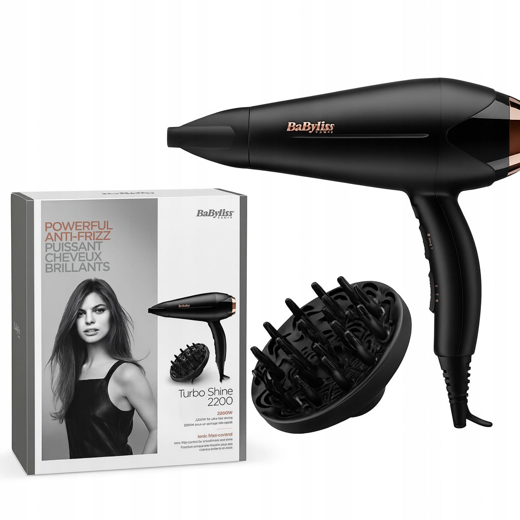 BABYLISS D570DE HAIR DRYER 2200W WITHOUT FRIZZ QUICK DRYING EAN (GTIN) 5906846696399