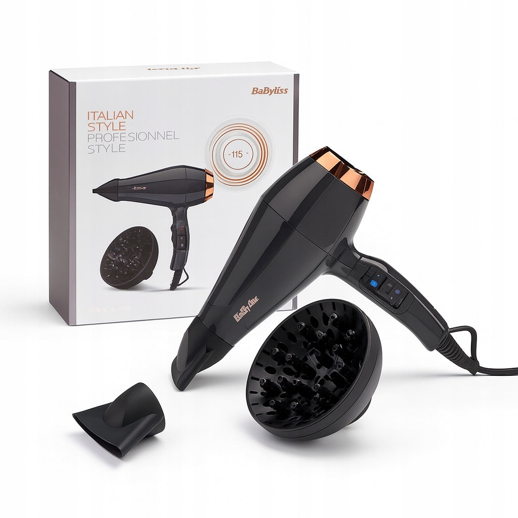 BABYLISS D570DE HAIR DRYER 2200W WITHOUT FRIZZ QUICK DRYING