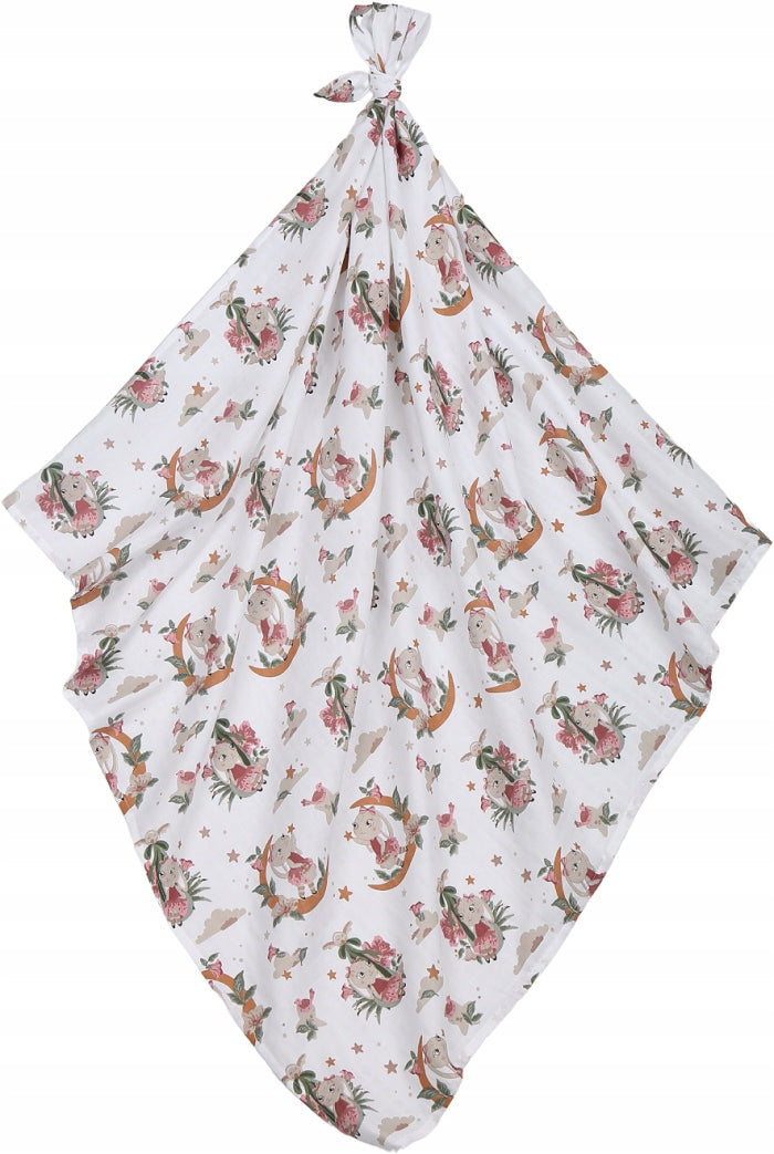 BABYMAM MUSLIN DIAPER BLANKET SWADDLE 120x120cm