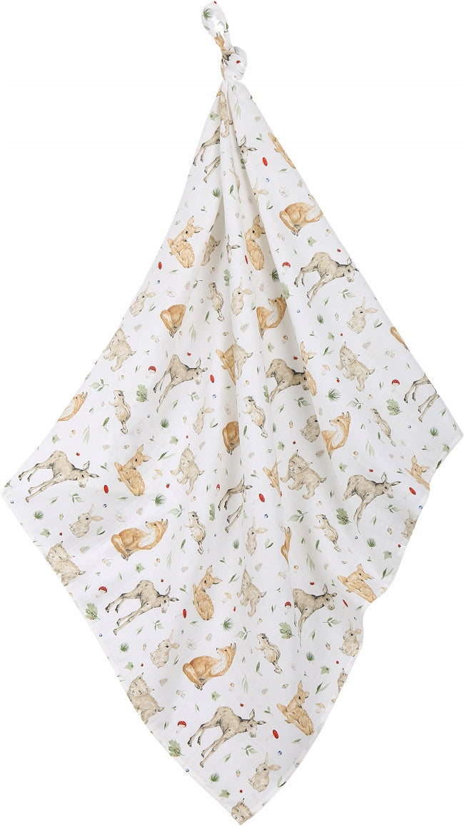 BABYMAM MUSLIN DIAPER BLANKET SWADDLE 120x120cm