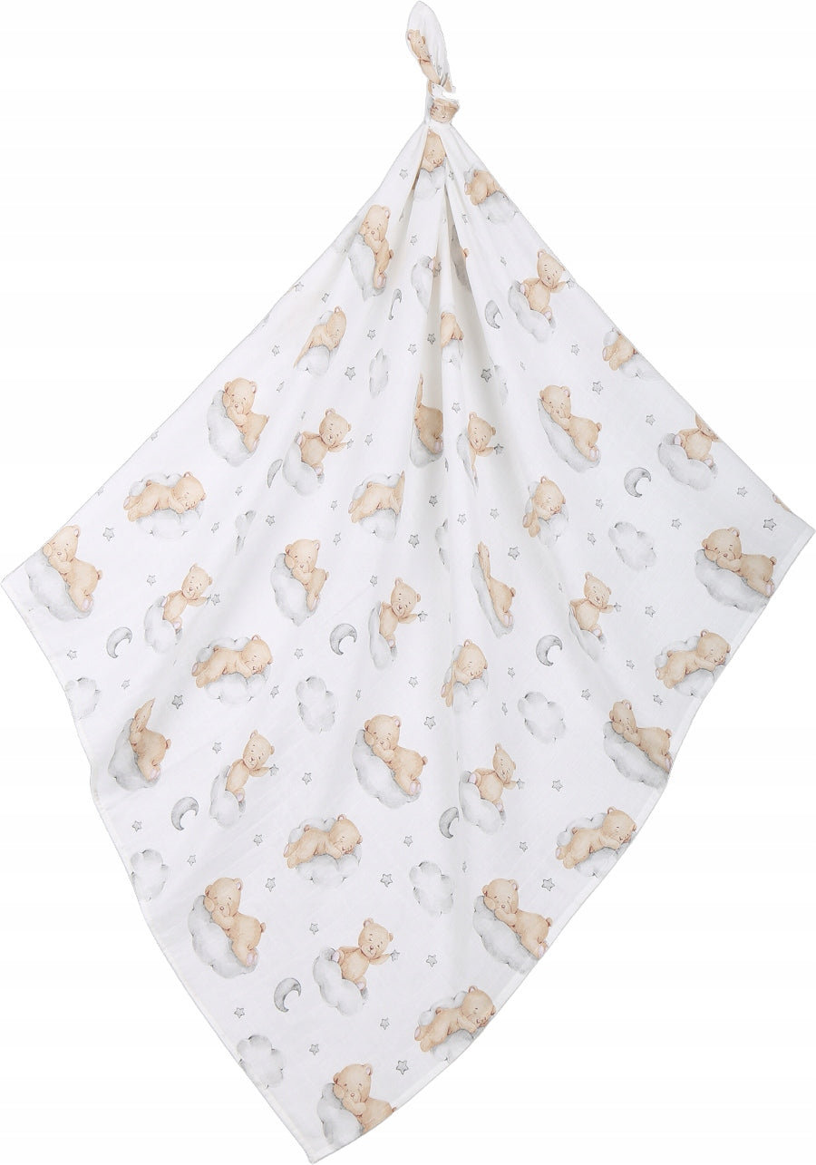 BABYMAM MUSLIN DIAPER BLANKET SWADDLE 120x120cm